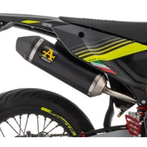 Slip-on Arrow "Dark" - carby | Fantic XMF - XEF 125 2023-2024