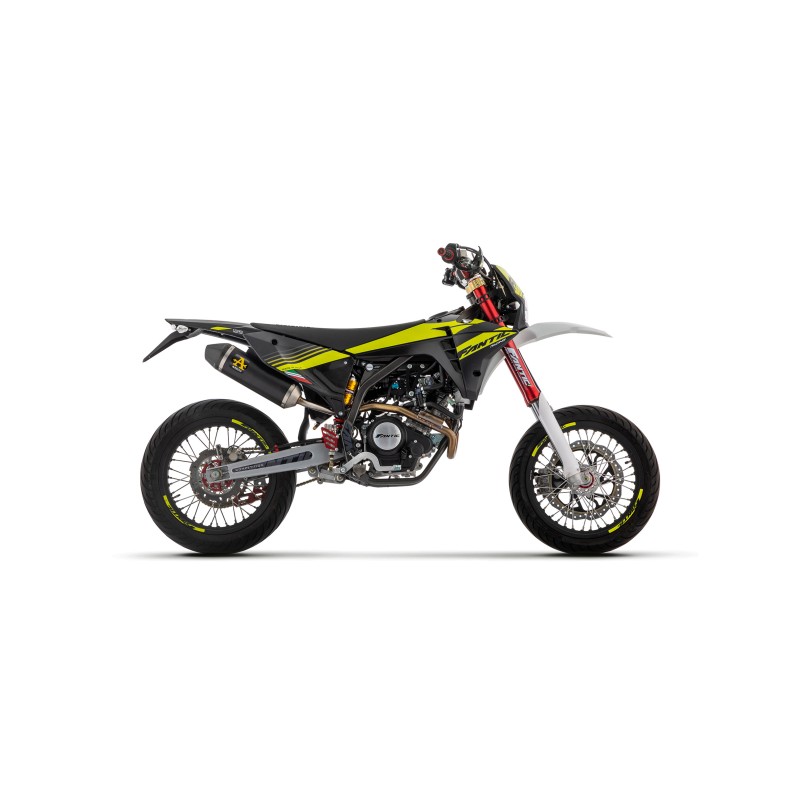 Terminale Arrow "Dark" con fondello carby | Fantic XMF - XEF 125 2023-2024