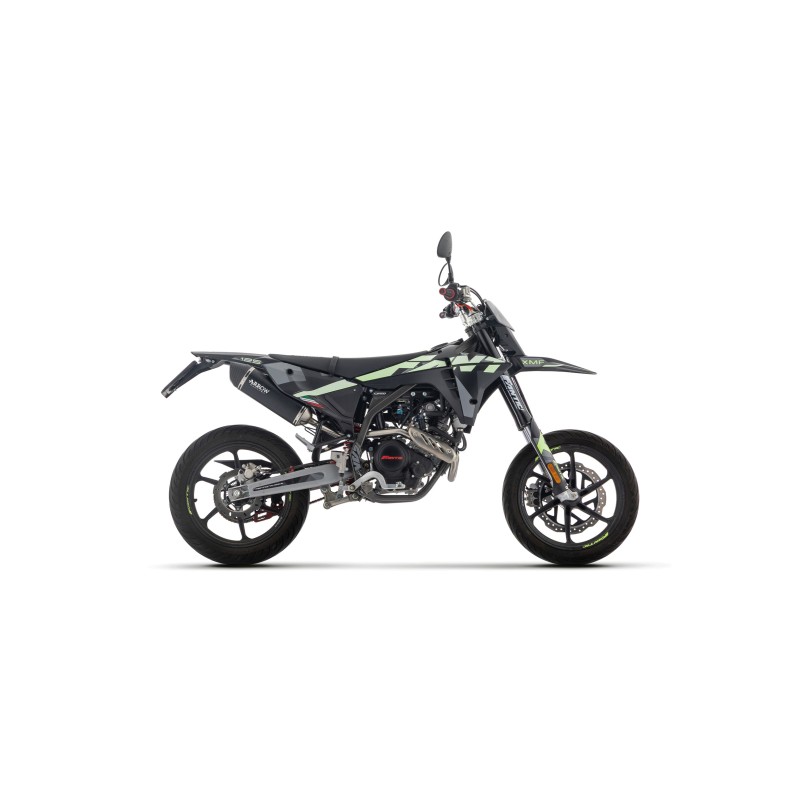 Terminale Arrow "Dark" con fondello carby | Fantic XMF - XEF 125 2025+