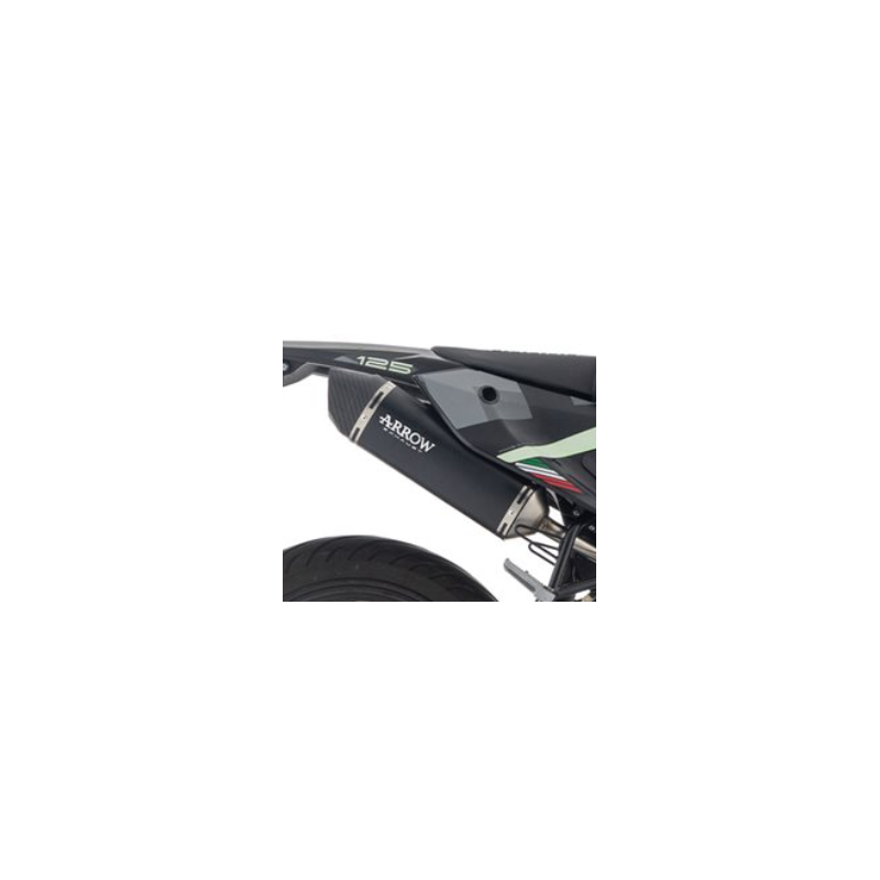 Terminale Arrow "Dark" con fondello carby | Fantic XMF - XEF 125 2025+