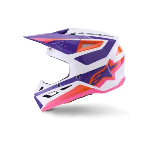 Casco Alpinestars SM3 Heat White Purple Pink Glossy