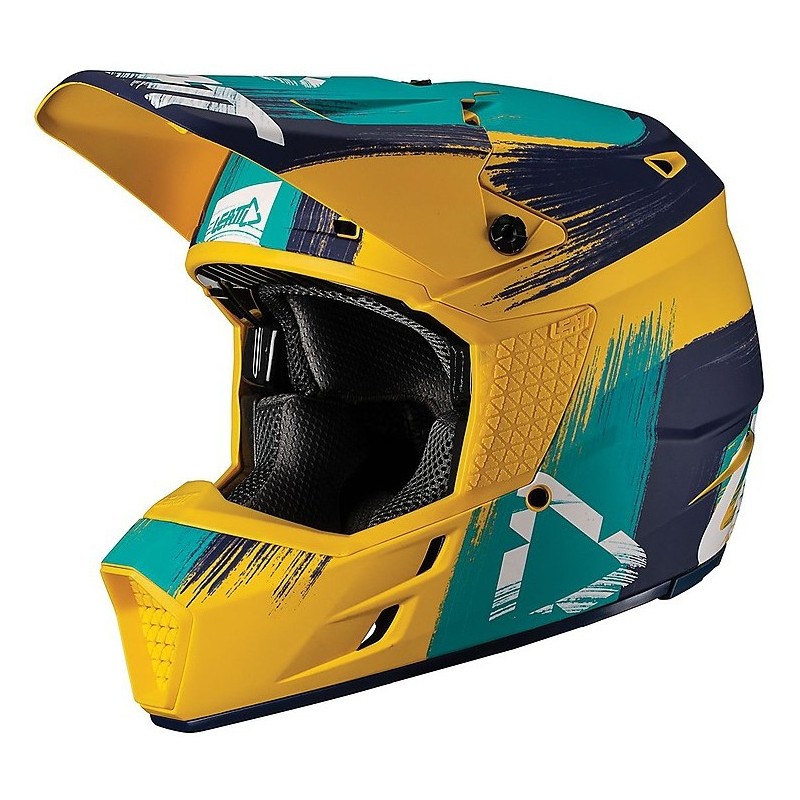 Casque Cross Leatt GPX 3.5 Gold Teal