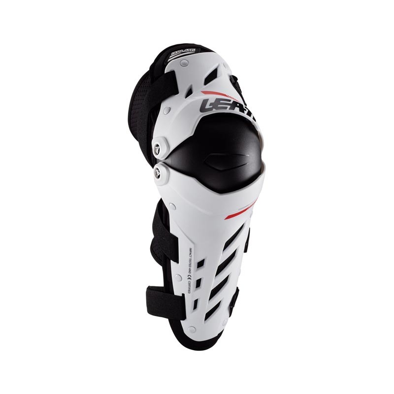 Knie- und Schienbeinschutz "Dual Axis" White