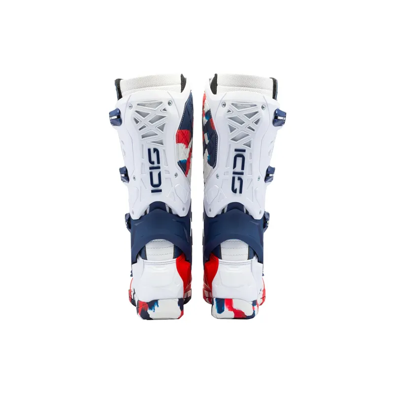 Stivali Cross - Enduro Sidi Crossair X White Navy Red