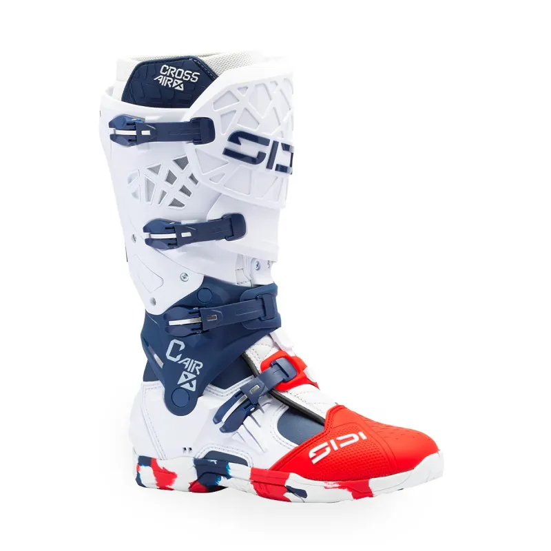 Stivali Cross - Enduro Sidi Crossair X White Navy Red