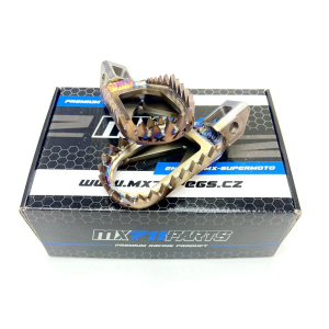 Stainless steel footpegs MX711 | Ktm Husqvarna 2016-2022 GasGas 2021-2023