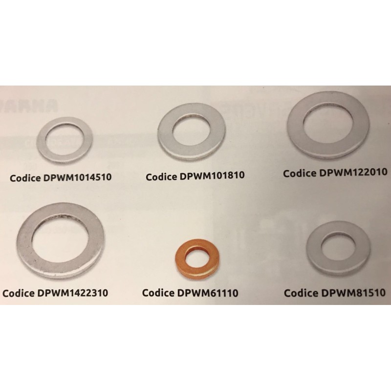 Rosette - ranelle cambio olio universali Bolt 10 pezzi 3602