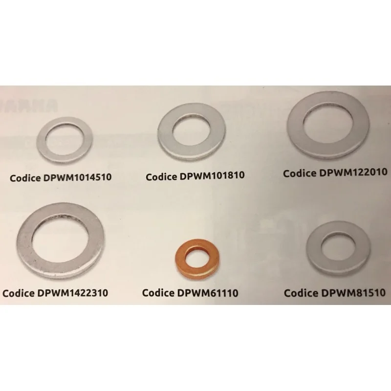 Rosette - ranelle cambio olio universali Bolt 10 pezzi 3602