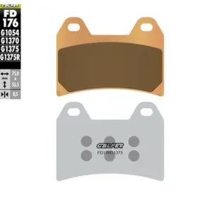 Pastiglie freno posteriori Galfer | CF MOTO MT 450-800 / KTM 1050-1090-1190-1290