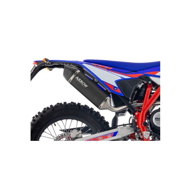 Terminale Arrow "Dark" con fondello carby | Beta RR 125 4T E5 2024-2025