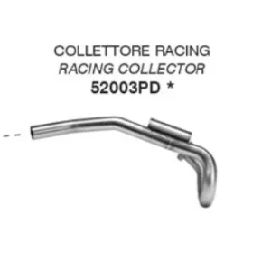 Collettore in acciaio Arrow | Fantic XMF - XEF 125 E5 2023-2024