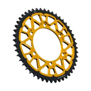 Couronne JT TWINSTAR bimétallique gold | Yamaha Tenere 700 2019-2024