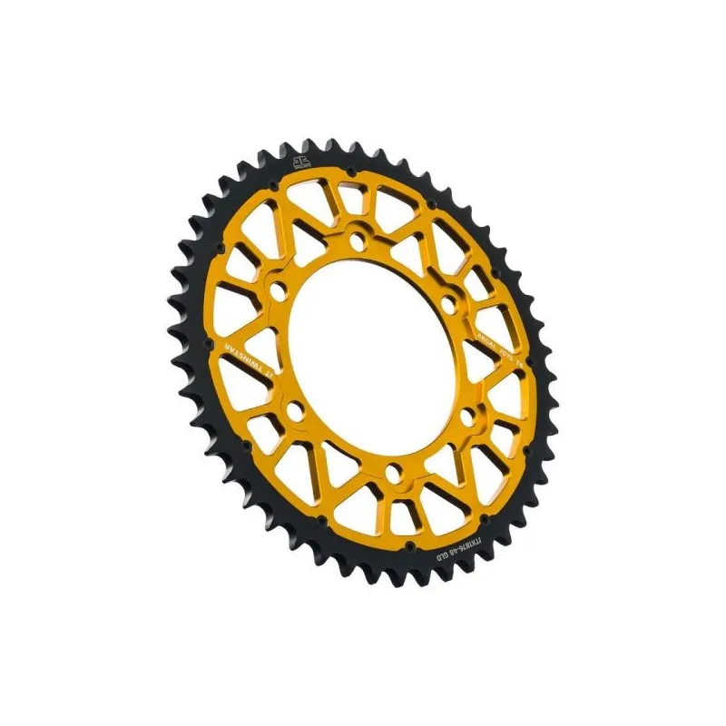 JT TWINSTAR Bimetall-Kettenrad, gold | Yamaha Tenere 700 2019-2024
