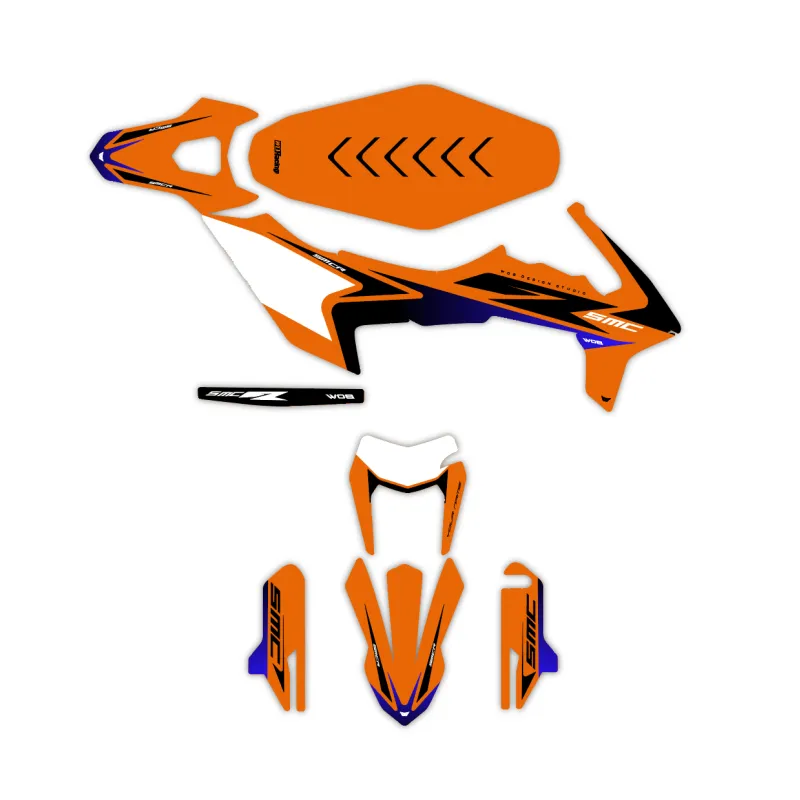 Kit Autocollants KTM Adventure - Supermoto GP Orange