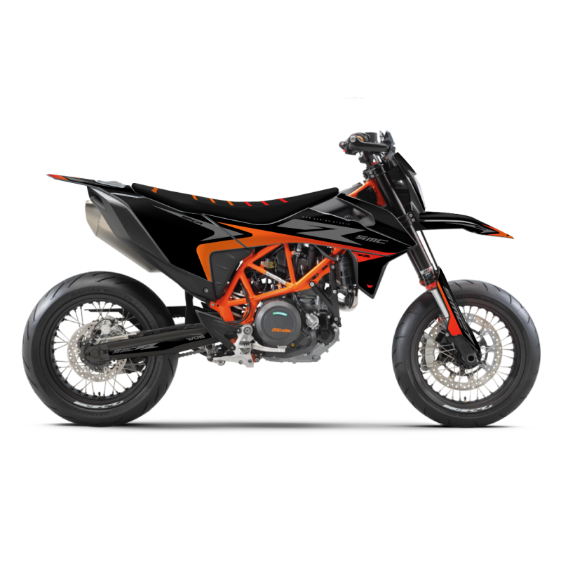 Graphic kit KTM Adventure - Supermoto GP Black