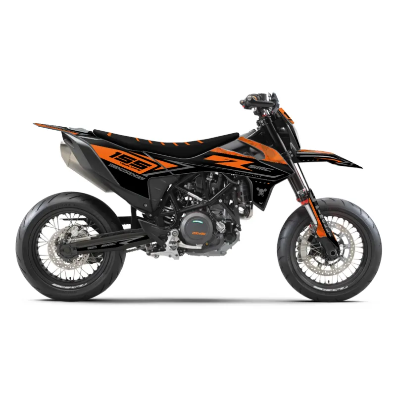 Graphic kit KTM Adventure - Supermoto GG Black