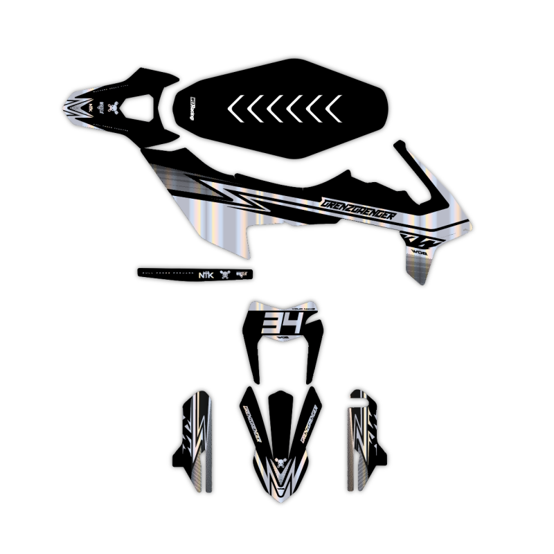 Kit Autocollants KTM Adventure - Supermoto Holo