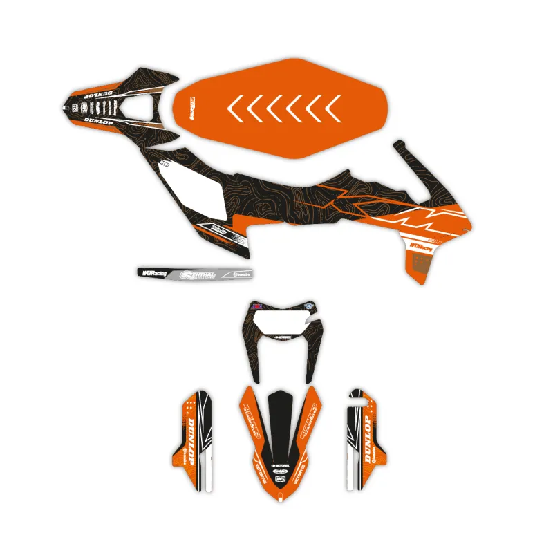Grafiche KTM Adventure - Supermoto Peak Black