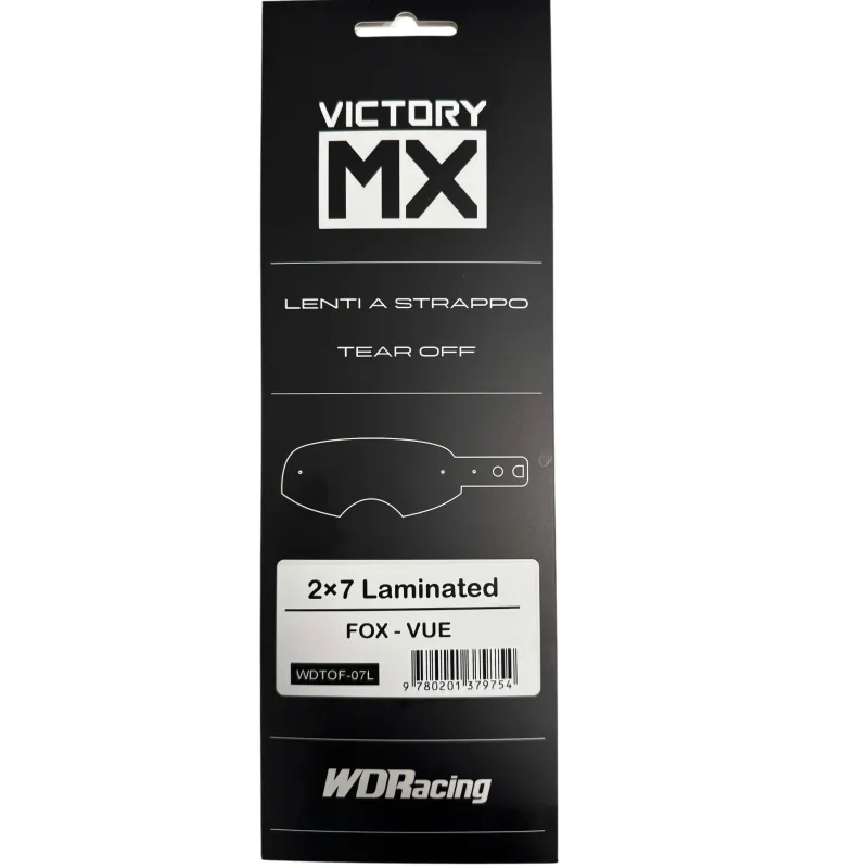Jeu d’écrans jetables VictoryMX | laminées 2x7 | Fox VUE