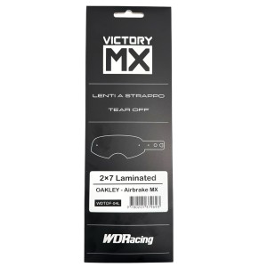 VictoryMX-Abreißvisiere | laminiert 2x7 | Oakley Airbrake