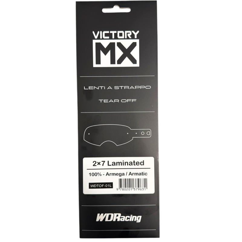 Jeu d’écrans jetables VictoryMX | laminées 2x7 | 100% Armega - Armatic