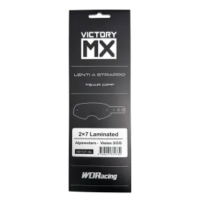 Tear Off VictoryMX | laminated 2x7 | Alpinestars Vision 8/5/3