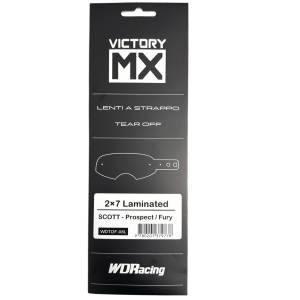 VictoryMX-Abreißvisiere | laminiert 2x7 | Scott Prospect / Fury