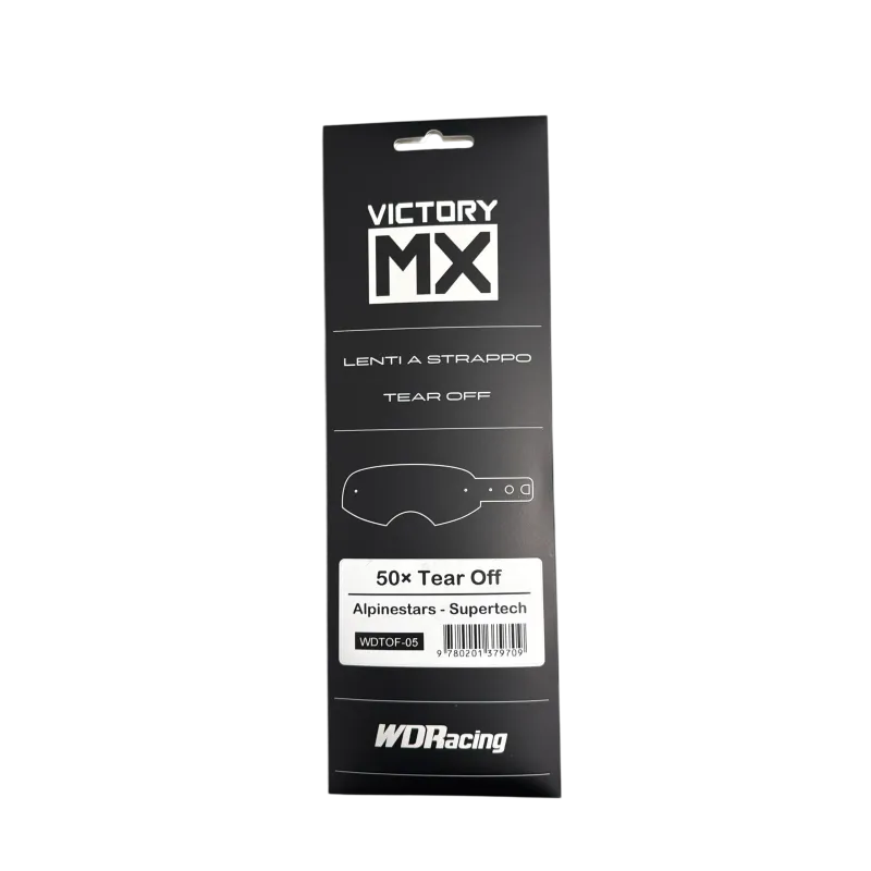 Tear Off VictoryMX | standard 50pcs | Alpinestars - Supertech