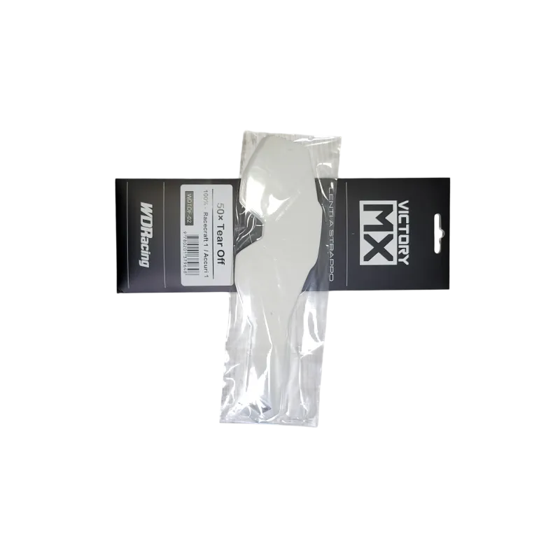 Lenti a strappo VictoryMX | standard 50pz | 100% Racecraft 1 / Accuri 1 / FMF