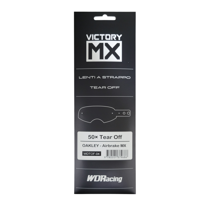 VictoryMX-Abreißvisiere | standard 50pcs | Oakley Airbrake