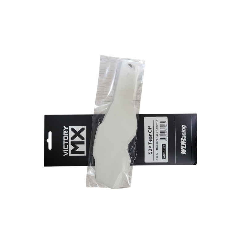 Lenti a strappo VictoryMX | standard 50pz | 100% Racecraft 2 / Accuri 2