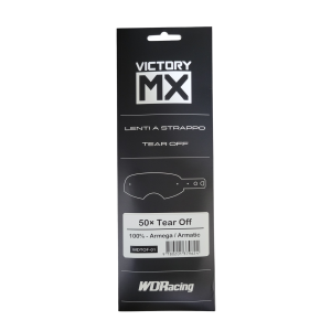VictoryMX-Abreißvisiere | standard 50pcs | 100% Armega / Armatic