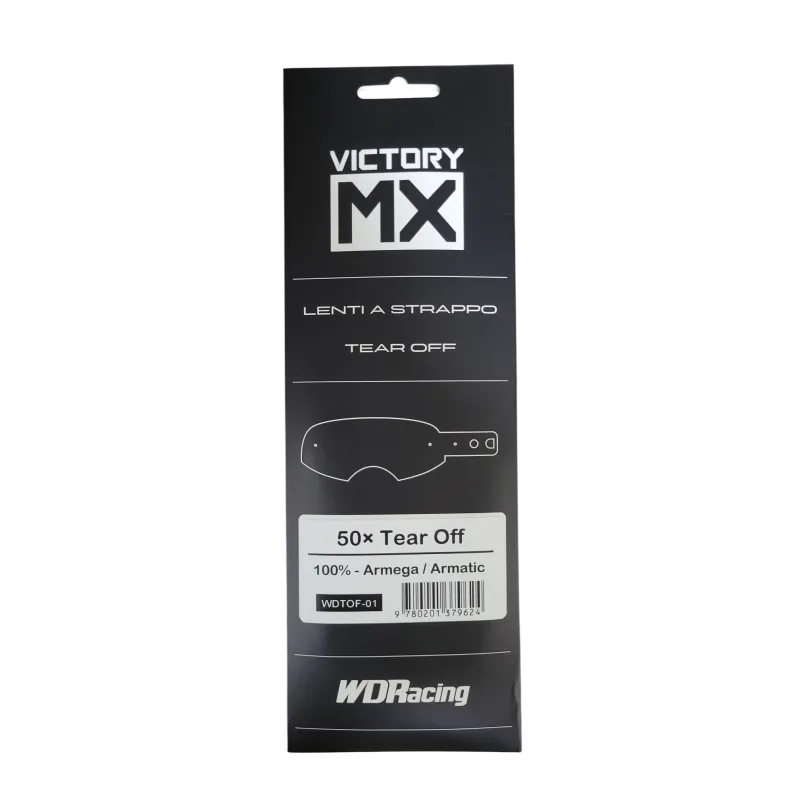 Tear Off VictoryMX | standard 50pcs | 100% Armega / Armatic