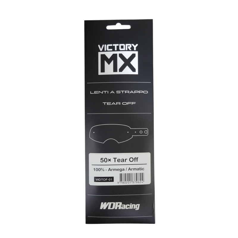 VictoryMX-Abreißvisiere | standard 50pcs | 100% Armega / Armatic
