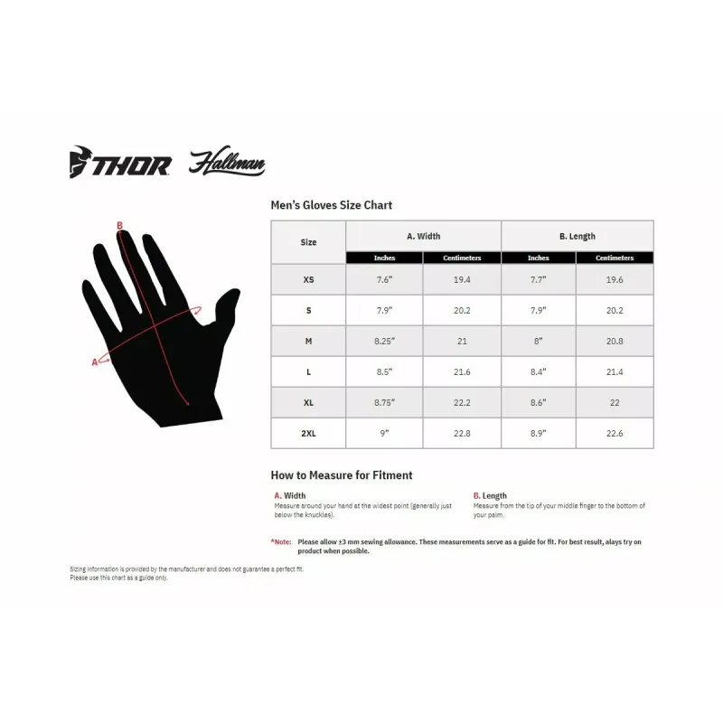 Thor Glove Sportmode X-Ray black/White