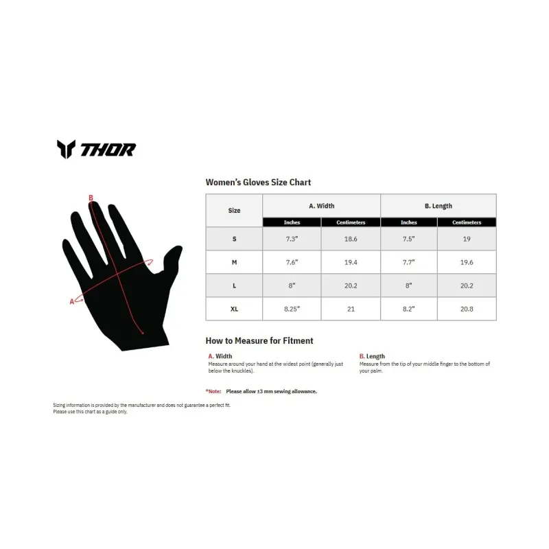 Thor Glove Sportmode Women Iconic Black Orchid