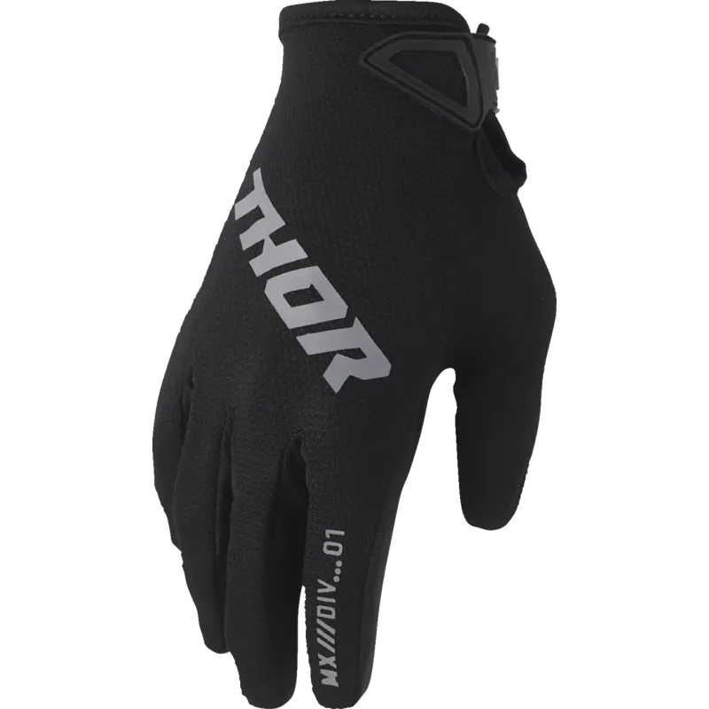 Gloves Thor Ridemode Youth Static Black