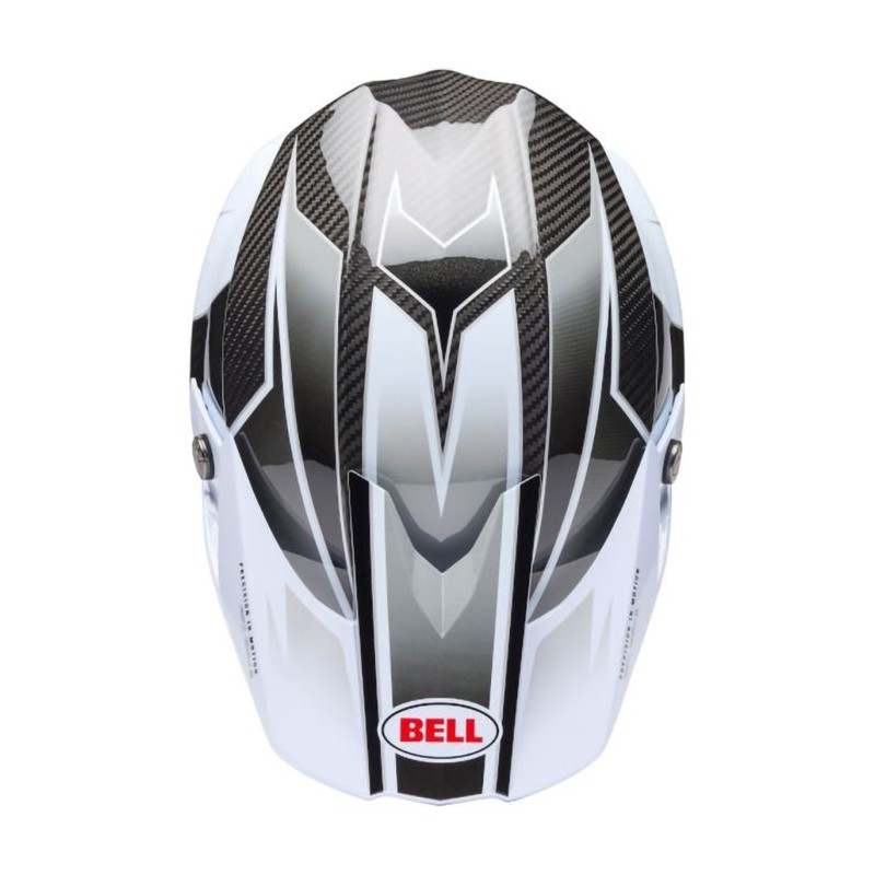 Helm Bell Moto 10 Spherical 2026 Grid Black White