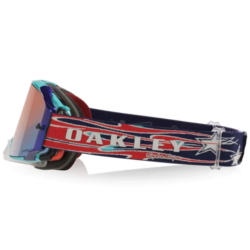 Occhiale Maschera Oakley Airbrake MX TLD Blue Prizm Torch