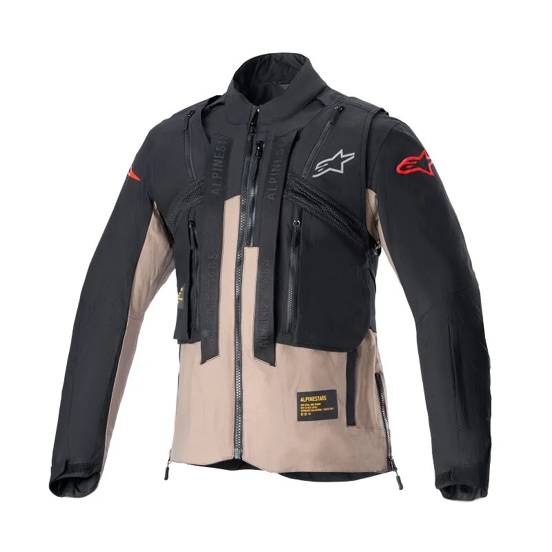 Veste Alpinestars Techdura black falcon brown