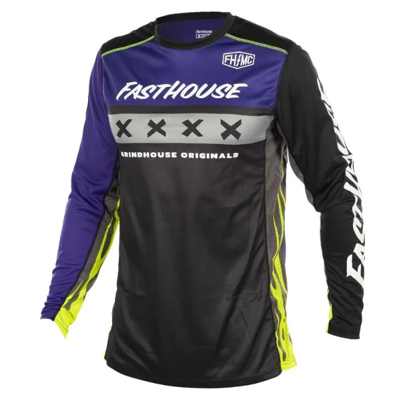 Maglia Fasthouse Grindhouse Grimm Purple Black