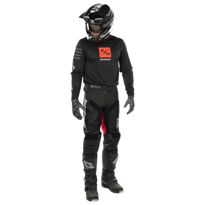 Pantalon Fasthouse Carbon Echo Black Red