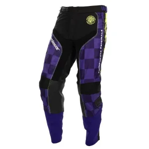 Pantalon Cross Youth Fasthouse Grindhouse Purple Black