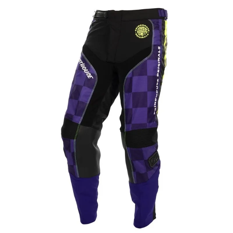 Cross Hose Youth Fasthouse Grindhouse Purple Black
