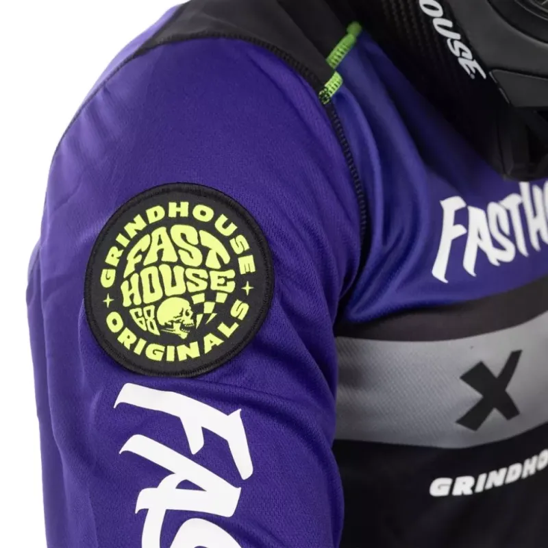 Maglia bambino Fasthouse Grindhouse Grimm Purple Black