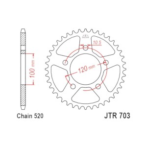 Kettenrad JT steel | Aprilia Tuareg 660