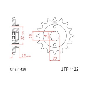 Pignone JT | Fantic XMF / XEF 125 2021+