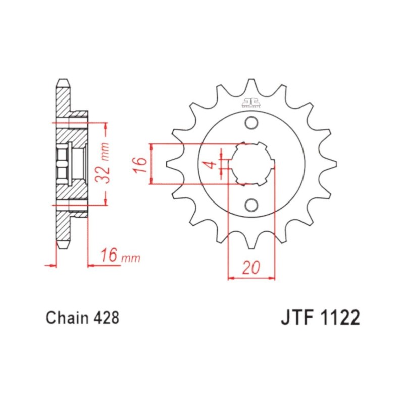 Pignone JT | Fantic XMF / XEF 125 2021+
