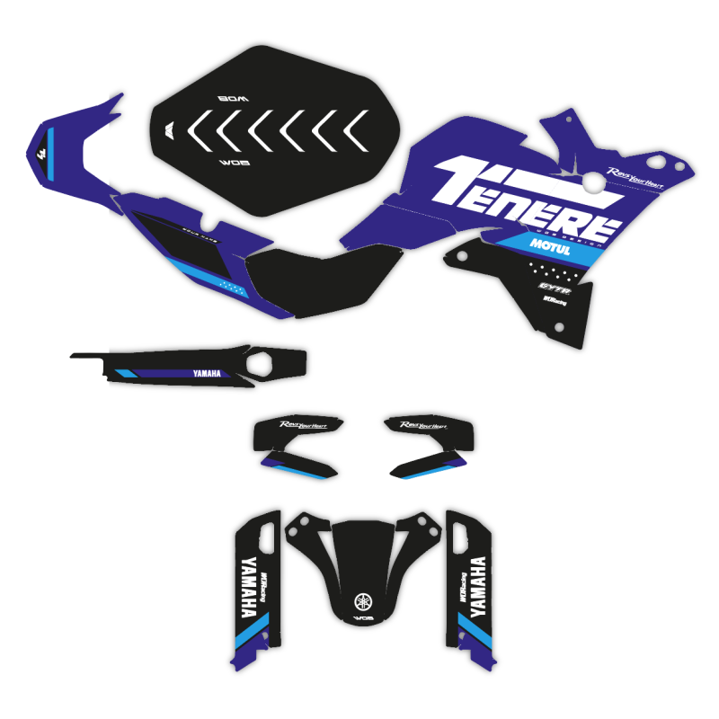 Dekorset “Heritage Blu” Yamaha Ténéré 700