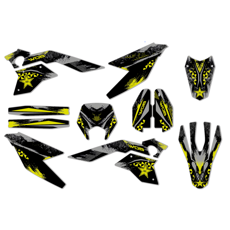 Kit déco FB Mondial SMX Motard "Splash Gray"